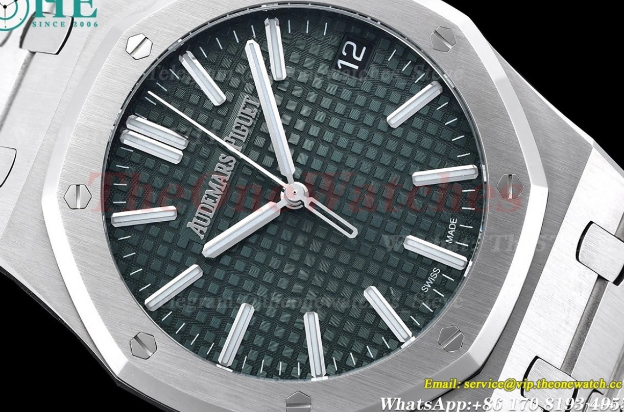 SS A4302 Mod MPF Oak Royal 41mm 15500 SS Green 0519